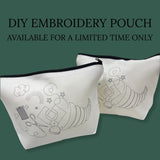 January Retreat DIY Embroidery Pouch
