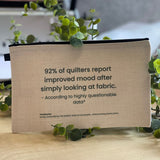 Faux statistics zippy bags