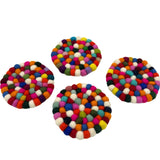 Felt Coasters - set of 4