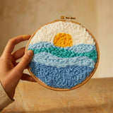 Ocean Meditation – Mindful Making – Punch Needle Kit
