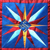 Mini Mariner's Compass Foundation Piecing Pattern
