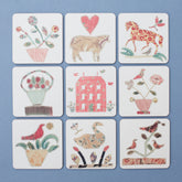 Red Manor House Coaster