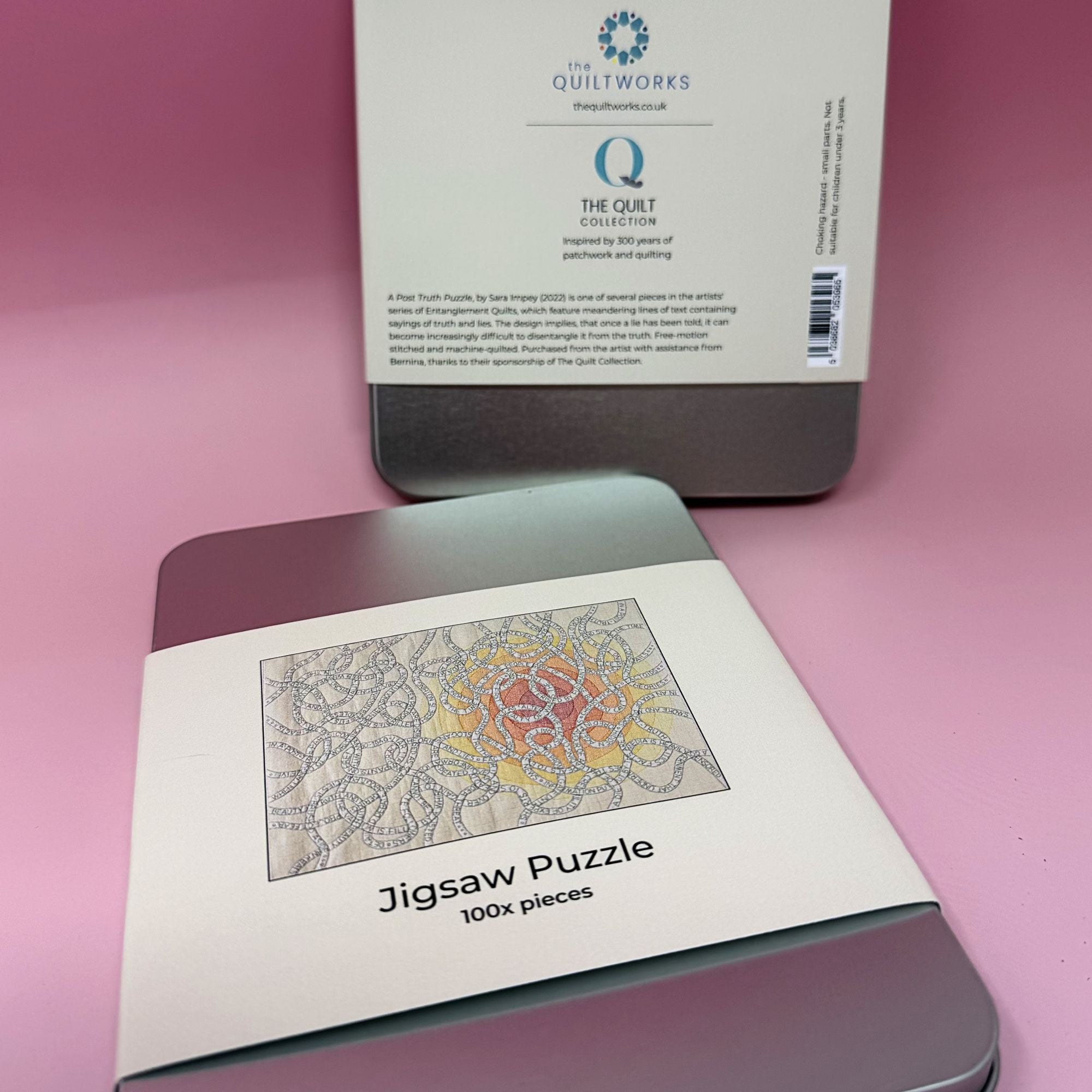 A Post Truth Puzzle | 100-Piece Jigsaw Puzzle in Tin