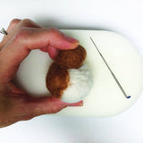 Needle Felting Kit - Robins. Christmas craft kit for adults.