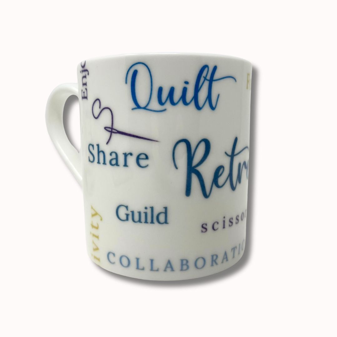 Stitching Together: Guild Retreat Mug & Coaster