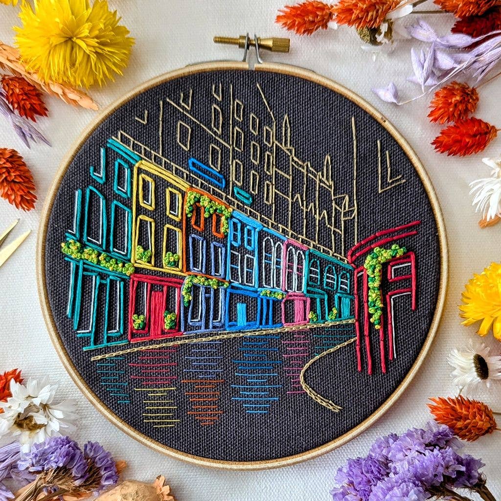 Victoria Street Embroidery Kit