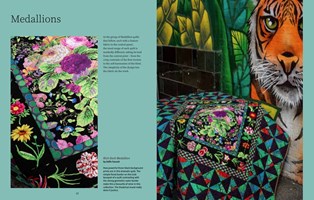 Kaffe Fassett's Quilts in London:  Photographed at Camden Lock Market