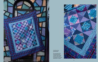 Kaffe Fassett's Quilts in London:  Photographed at Camden Lock Market
