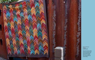 Kaffe Fassett's Quilts in London:  Photographed at Camden Lock Market