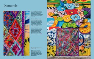 Kaffe Fassett's Quilts in London:  Photographed at Camden Lock Market