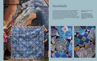 Kaffe Fassett's Quilts in London:  Photographed at Camden Lock Market