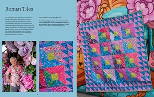 Kaffe Fassett's Quilts in London:  Photographed at Camden Lock Market