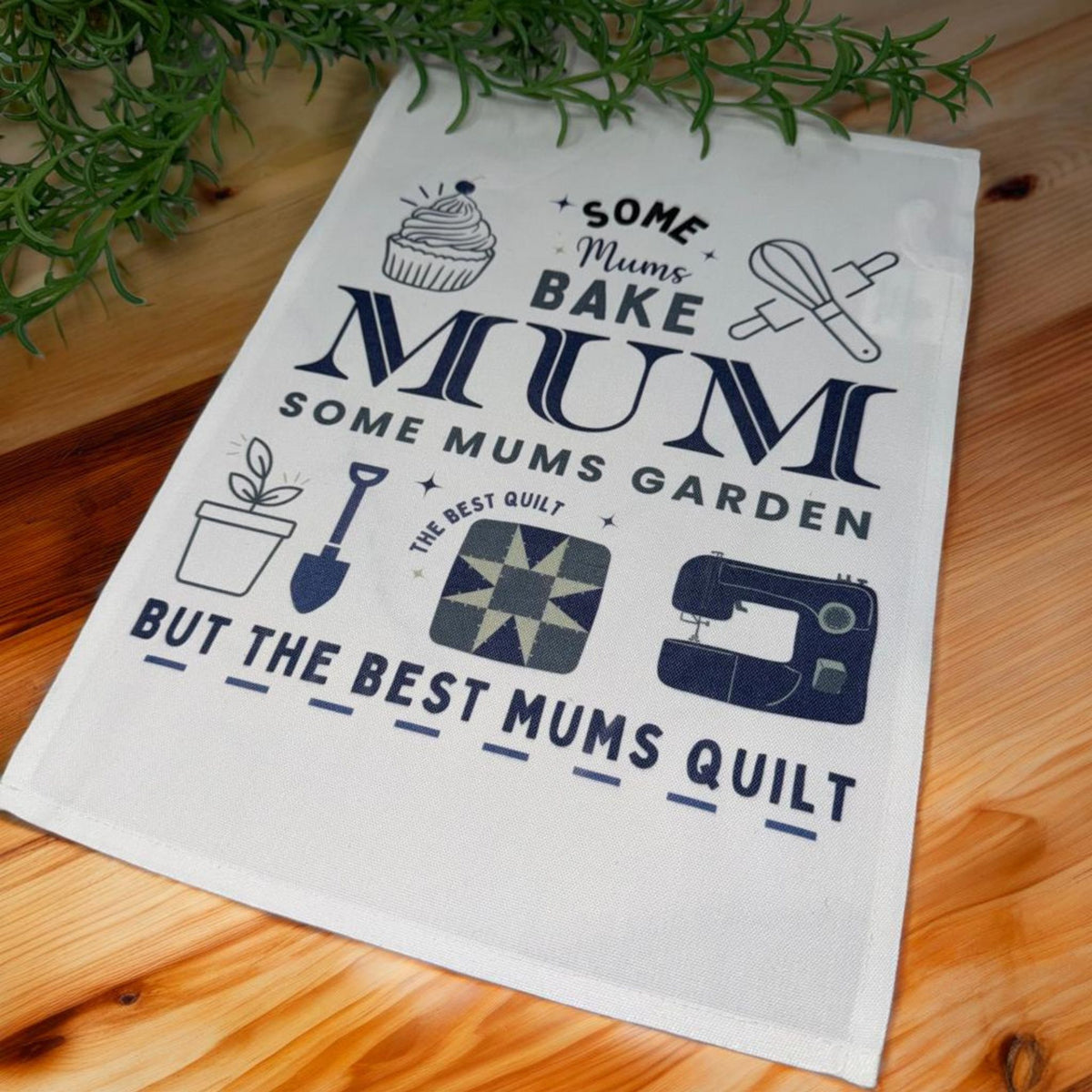 Small tea towel for the Mums who quilt