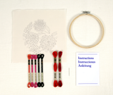 Dahlias - Embroidery Kit