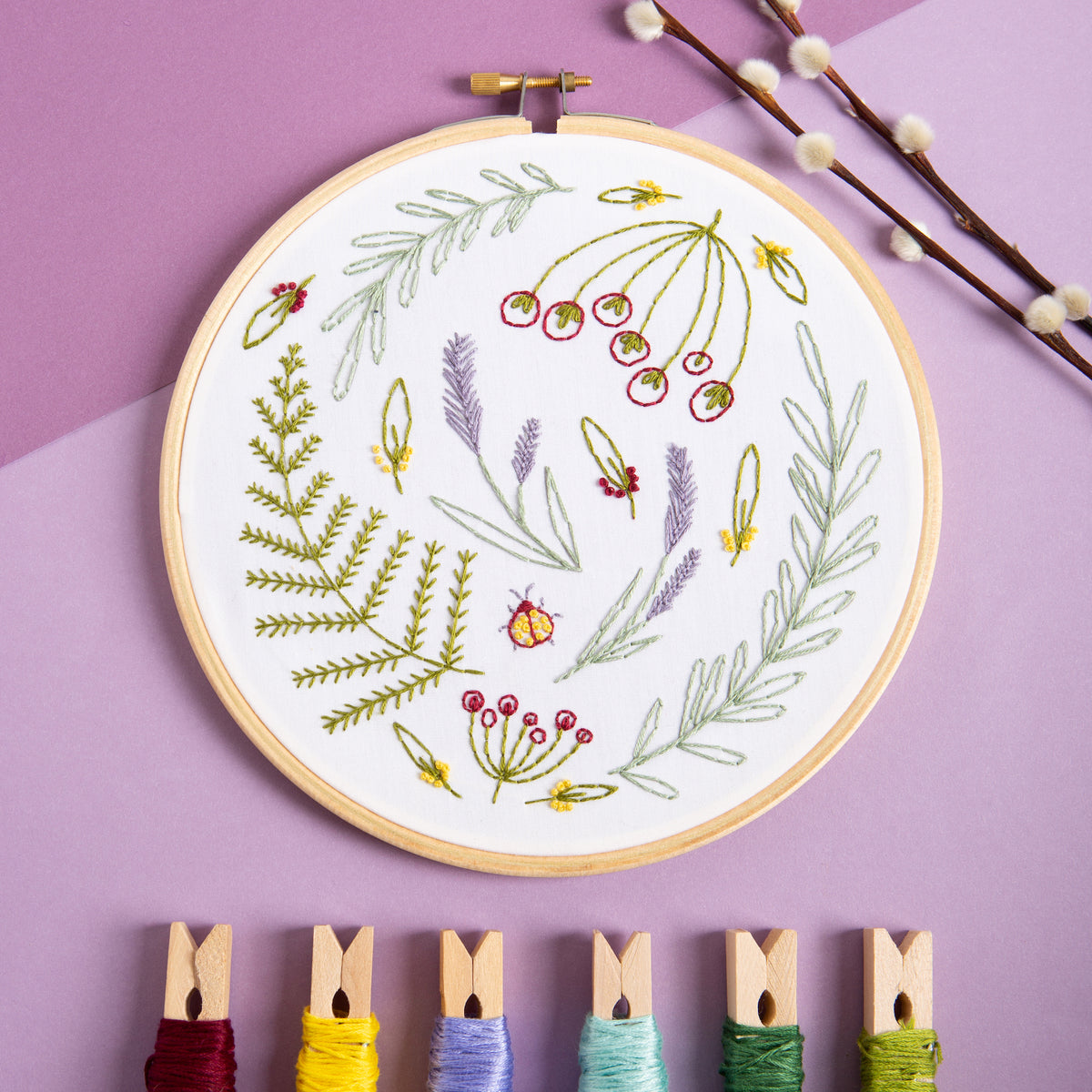 Wildwood Embroidery Kit